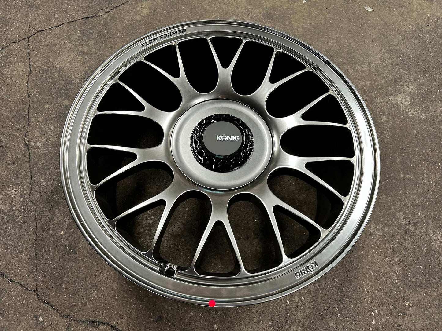 New 17X8 ET40 Konig MRK1 Rim (4 wheel) Gloss Gunmetal 5X114.3