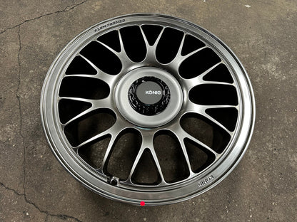 New 17X8 ET40 Konig MRK1 Rim (4 wheel) Gloss Gunmetal 5X114.3
