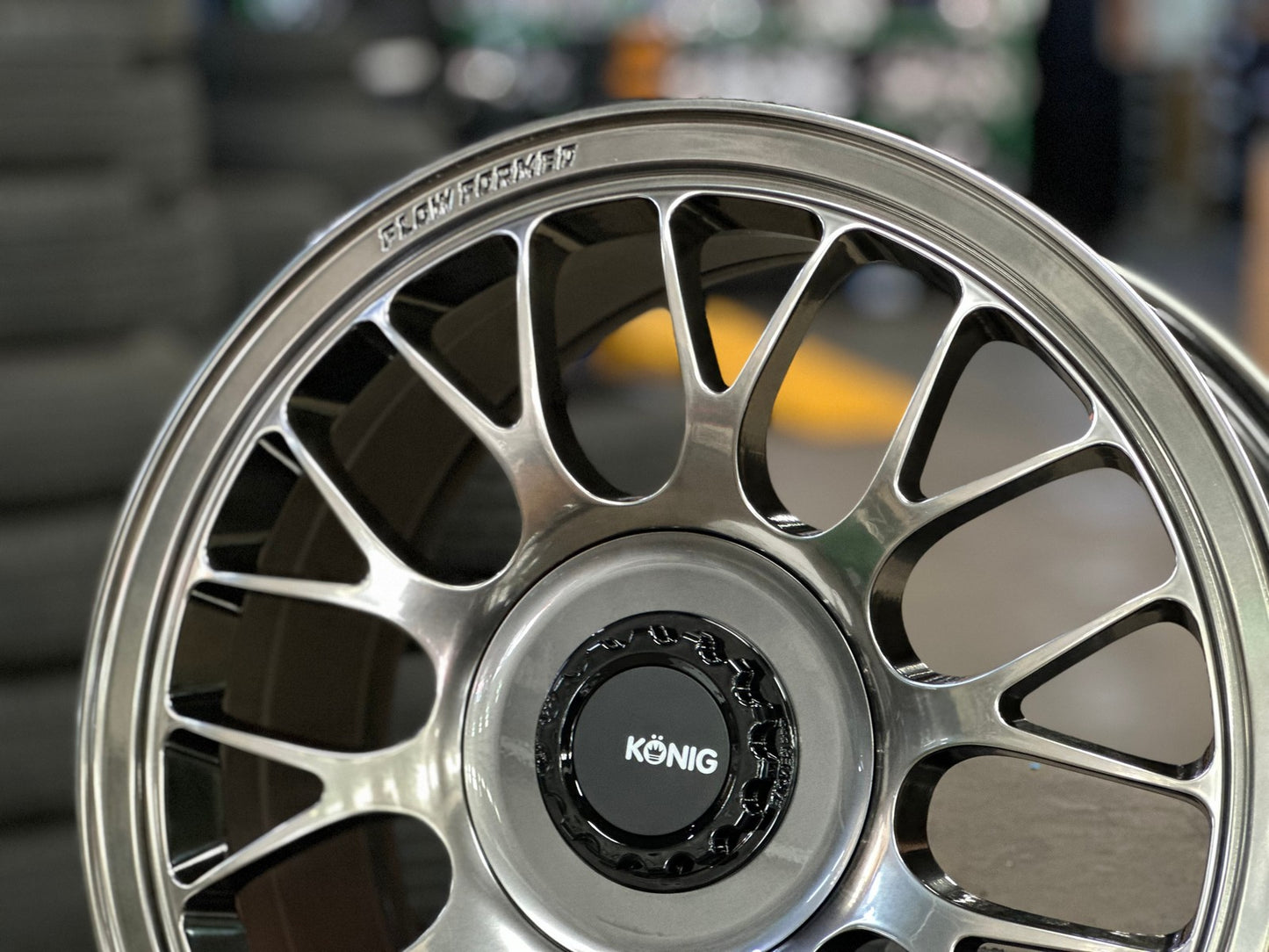 New 17X8 ET40 Konig MRK1 Rim (4 wheel) Gloss Gunmetal 5X114.3