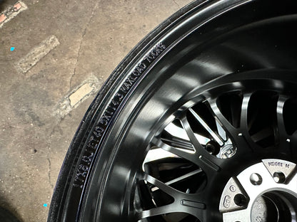 New 17X8 ET40 Konig MRK1 Rim (4 wheel) Gloss Gunmetal 5X114.3