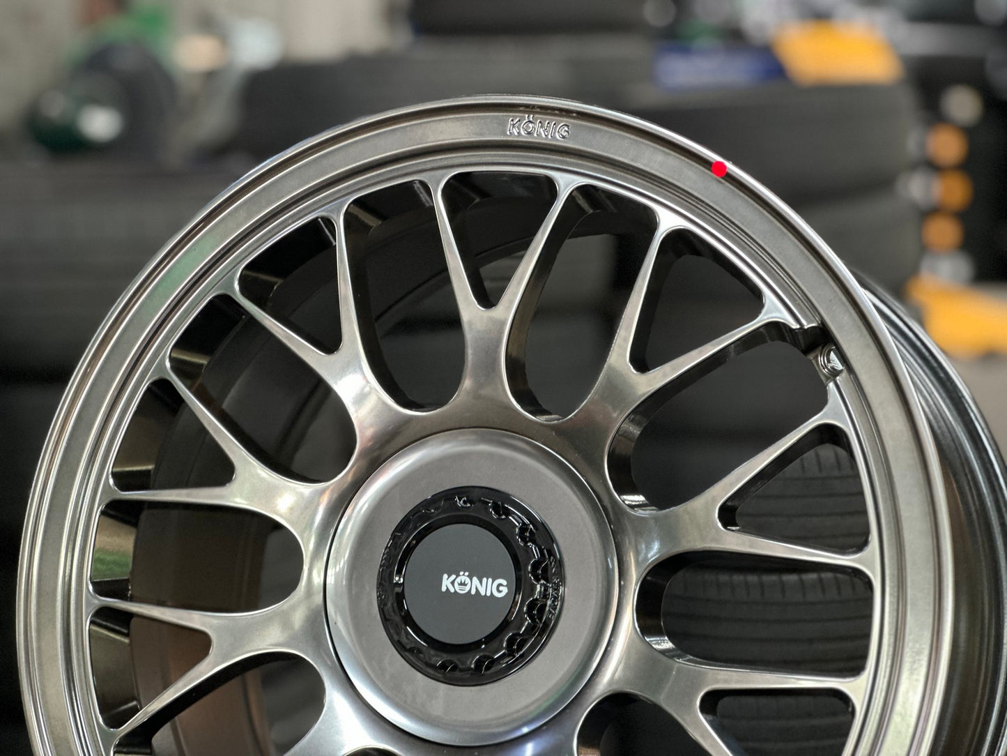 New 18X8.5 ET42 Konig MRK1 Rim (4 wheel) Gloss Gunmetal 5X108