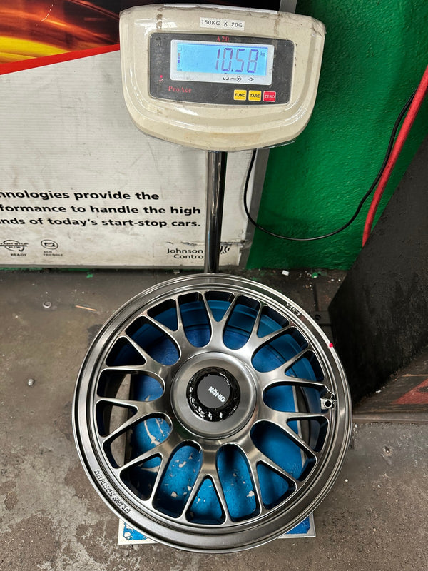 New 18X8.5 ET42 Konig MRK1 Rim (4 wheel) Gloss Gunmetal 5X108