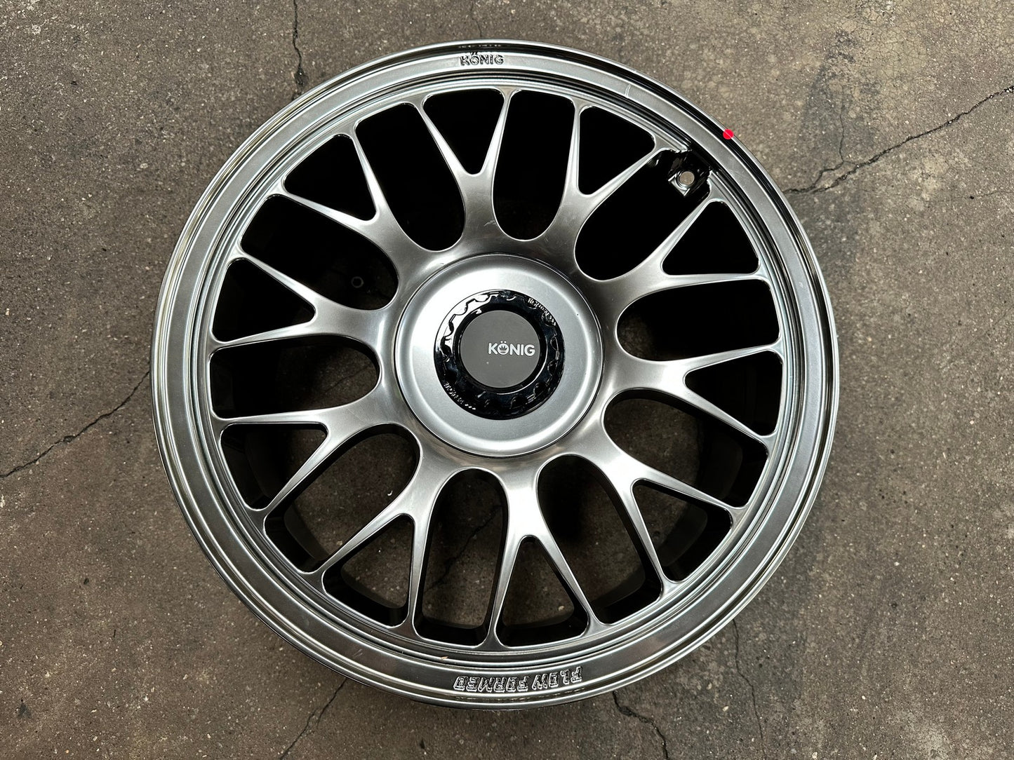 New 18X8.5 ET32 Konig MRK1 Rim (4 wheel) Gloss Gunmetal 5X112