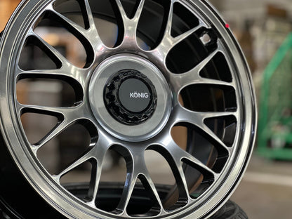 New 18X8.5 ET32 Konig MRK1 Rim (4 wheel) Gloss Gunmetal 5X112