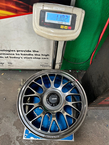 New 18X8.5 ET32 Konig MRK1 Rim (4 wheel) Gloss Gunmetal 5X112