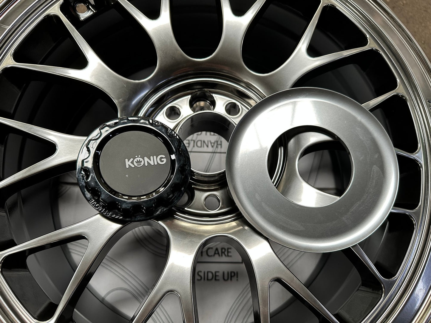 New 18X8.5 ET32 Konig MRK1 Rim (4 wheel) Gloss Gunmetal 5X112