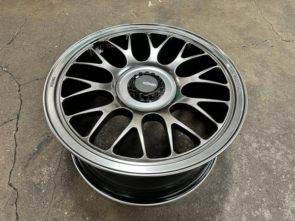 New 18X8.5 ET42 Konig MRK1 Rim (4 wheel) Gloss Gunmetal 5X112