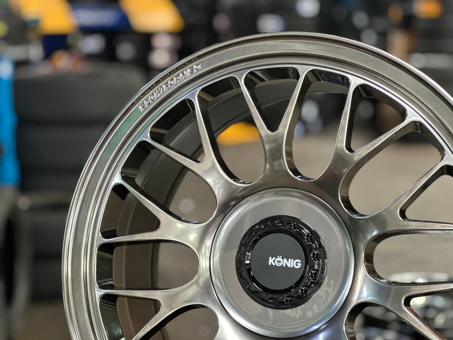 New 18X8.5 ET35 Konig MRK1 Rim (4 wheel) Gloss Gunmetal 5X114.3