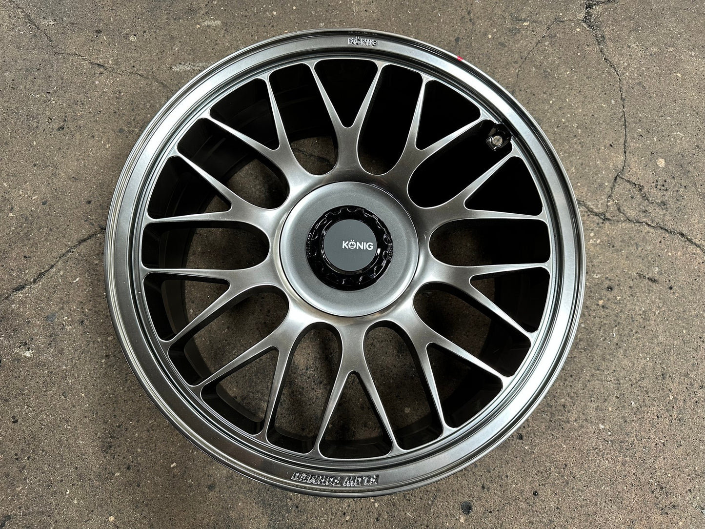 New 19X8.5 ET32 Konig MRK1 Rim (4 wheel) Gloss Gunmetal 5X112