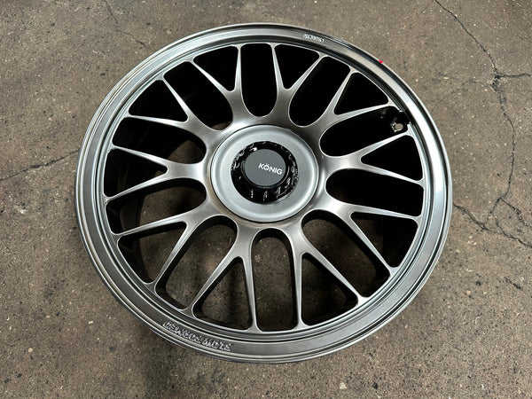 New 19X8.5 ET32 Konig MRK1 Rim (4 wheel) Gloss Gunmetal 5X112