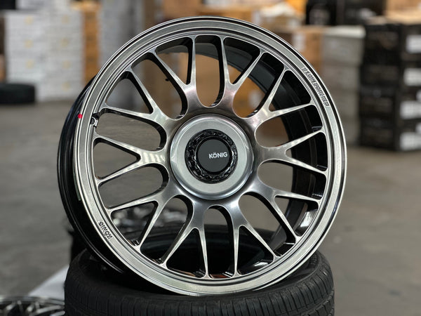 New 19X8.5 ET42 Konig MRK1 Rim (4 wheel) Gloss Gunmetal 5X112
