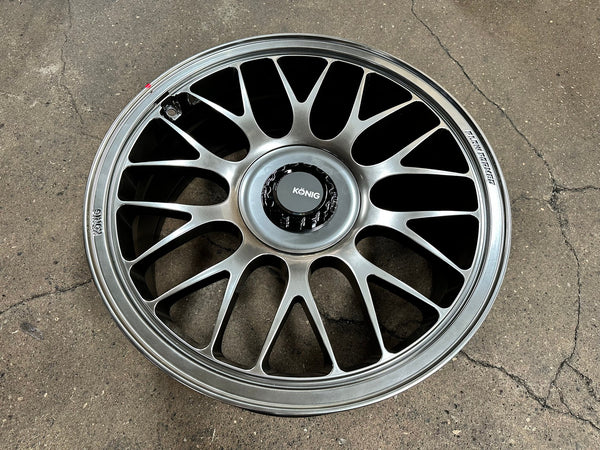 New 19X8.5 ET42 Konig MRK1 Rim (4 wheel) Gloss Gunmetal 5X112