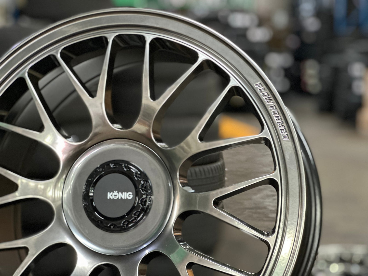 New 19X8.5 ET42 Konig MRK1 Rim (4 wheel) Gloss Gunmetal 5X112