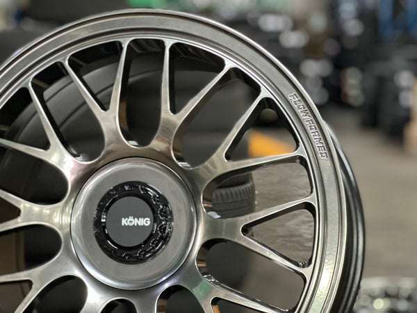 New 19X8.5 ET42 Konig MRK1 Rim (4 wheel) Gloss Gunmetal 5X112