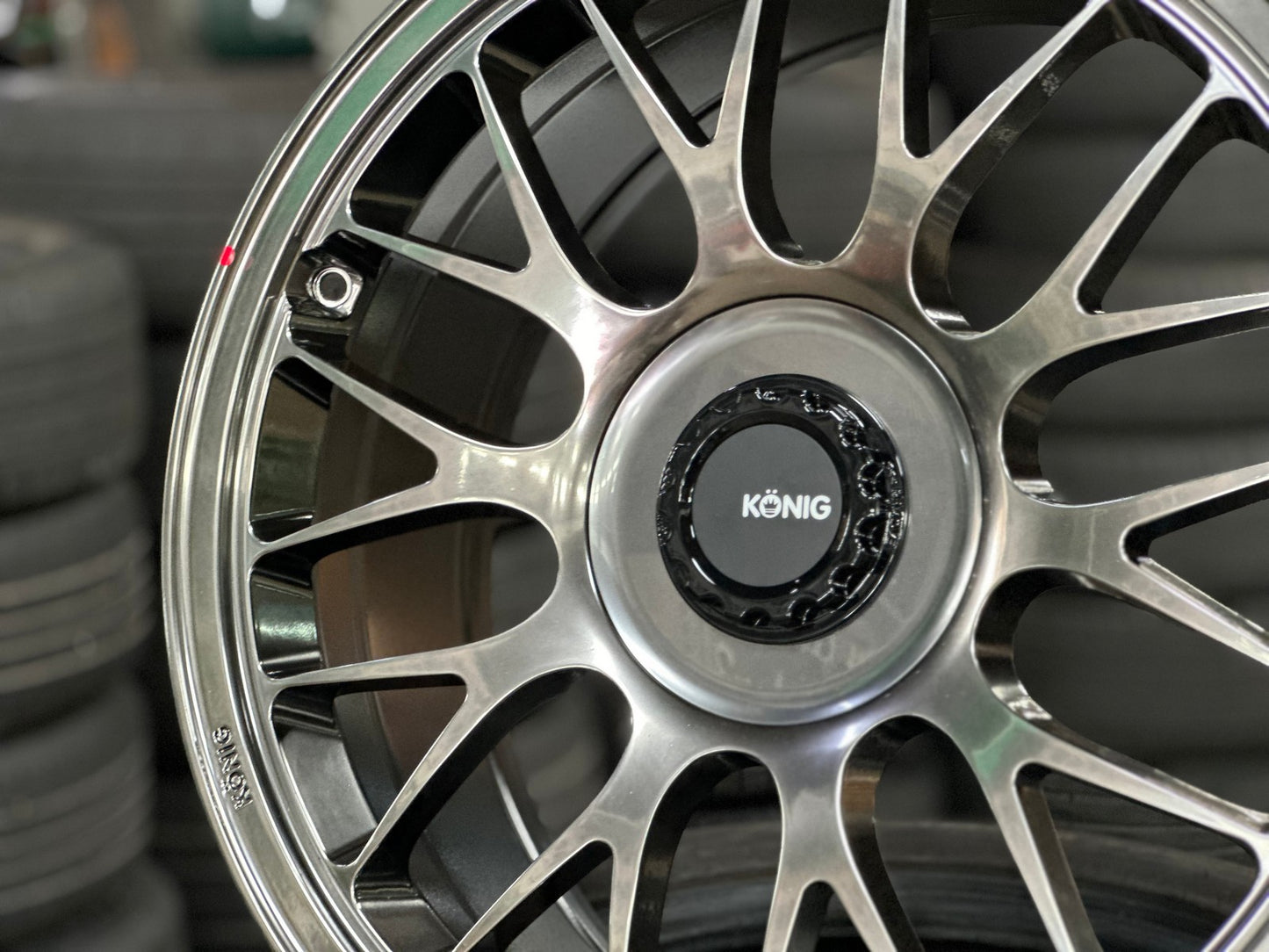 New 19X8.5 ET42 Konig MRK1 Rim (4 wheel) Gloss Gunmetal 5X112