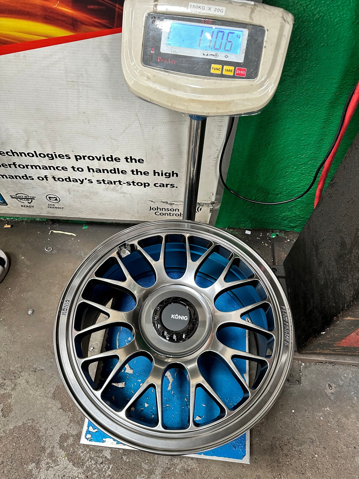 New 18X9 ET36 Konig MRK1 Rim (4 wheel) Gloss Gunmetal 5X112