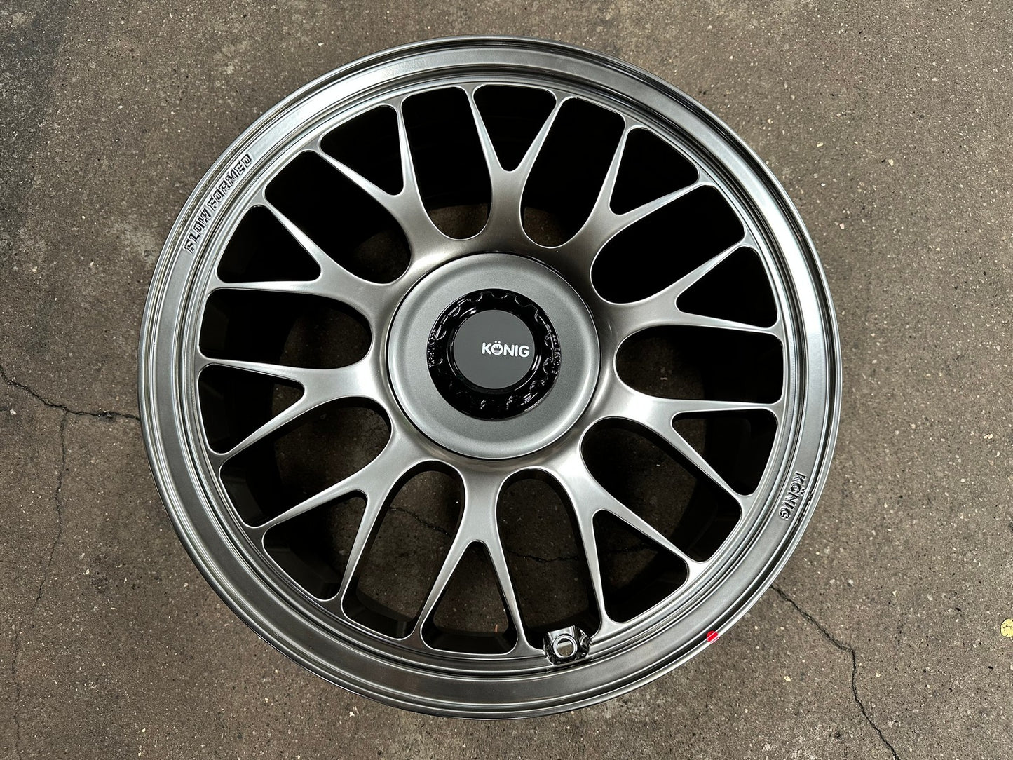 New 18X9 ET42 Konig MRK1 Rim (4 wheel) Gloss Gunmetal 5X112