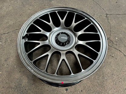 New 19X9 ET42 Konig MRK1 Rim (4 wheel) Gloss Gunmetal 5X112