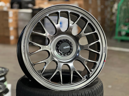 New 18X9.5 ET40 Konig MRK1 Rim (4 wheel) Gloss Gunmetal 5X114.3
