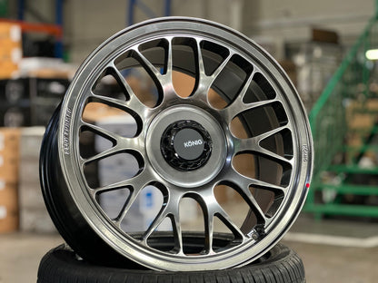 New 18X9.5 ET40 Konig MRK1 Rim (4 wheel) Gloss Gunmetal 5X114.3