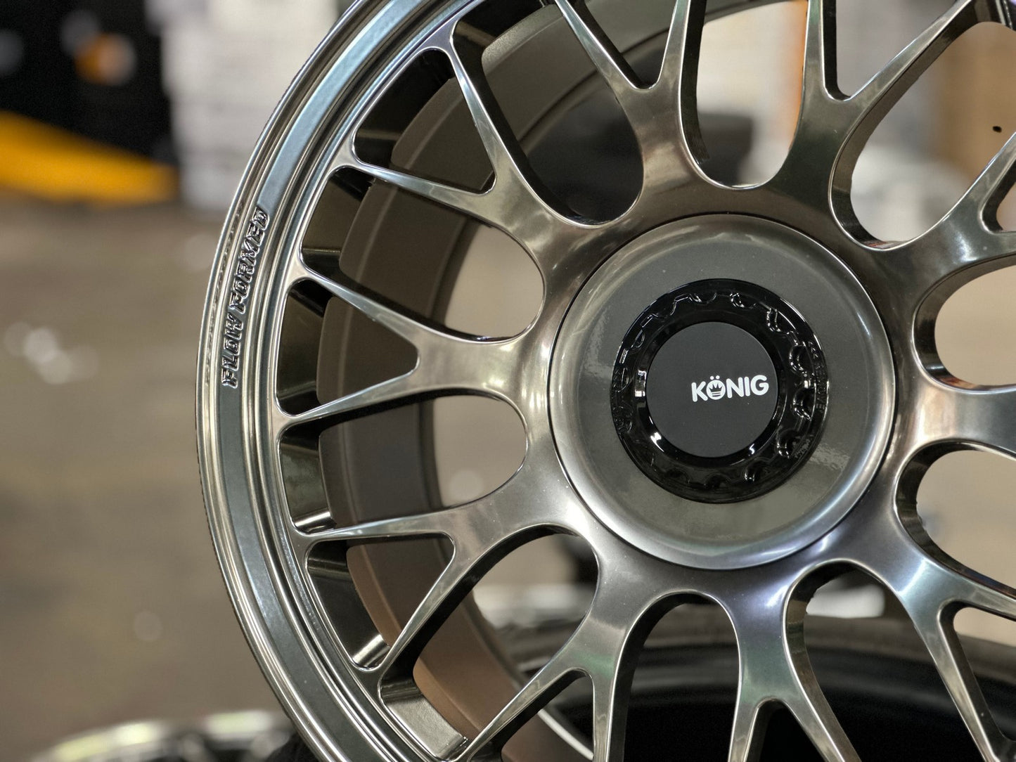 New 18X9.5 ET40 Konig MRK1 Rim (4 wheel) Gloss Gunmetal 5X114.3