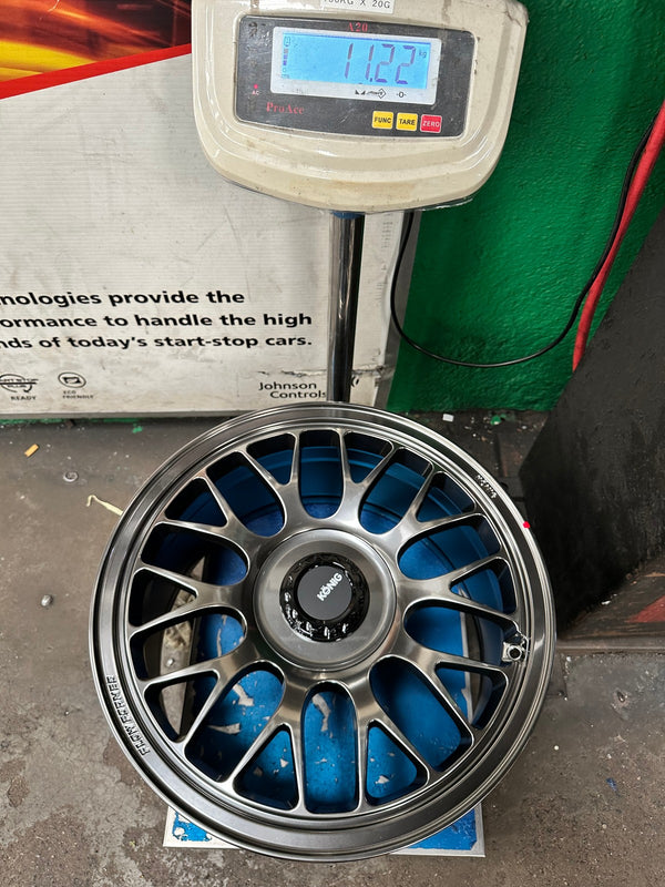 New 18X9.5 ET40 Konig MRK1 Rim (4 wheel) Gloss Gunmetal 5X114.3