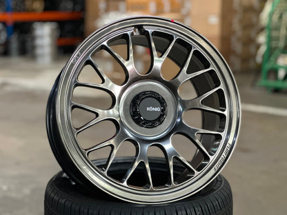 New 18X9.5 ET35 Konig MRK1 Rim (4 wheel) Gloss Gunmetal 5X120