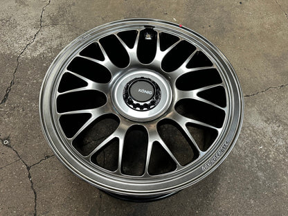 New 18X9.5 ET35 Konig MRK1 Rim (4 wheel) Gloss Gunmetal 5X120