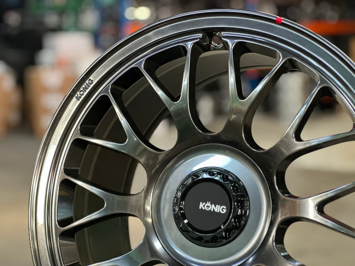 New 18X9.5 ET35 Konig MRK1 Rim (4 wheel) Gloss Gunmetal 5X120