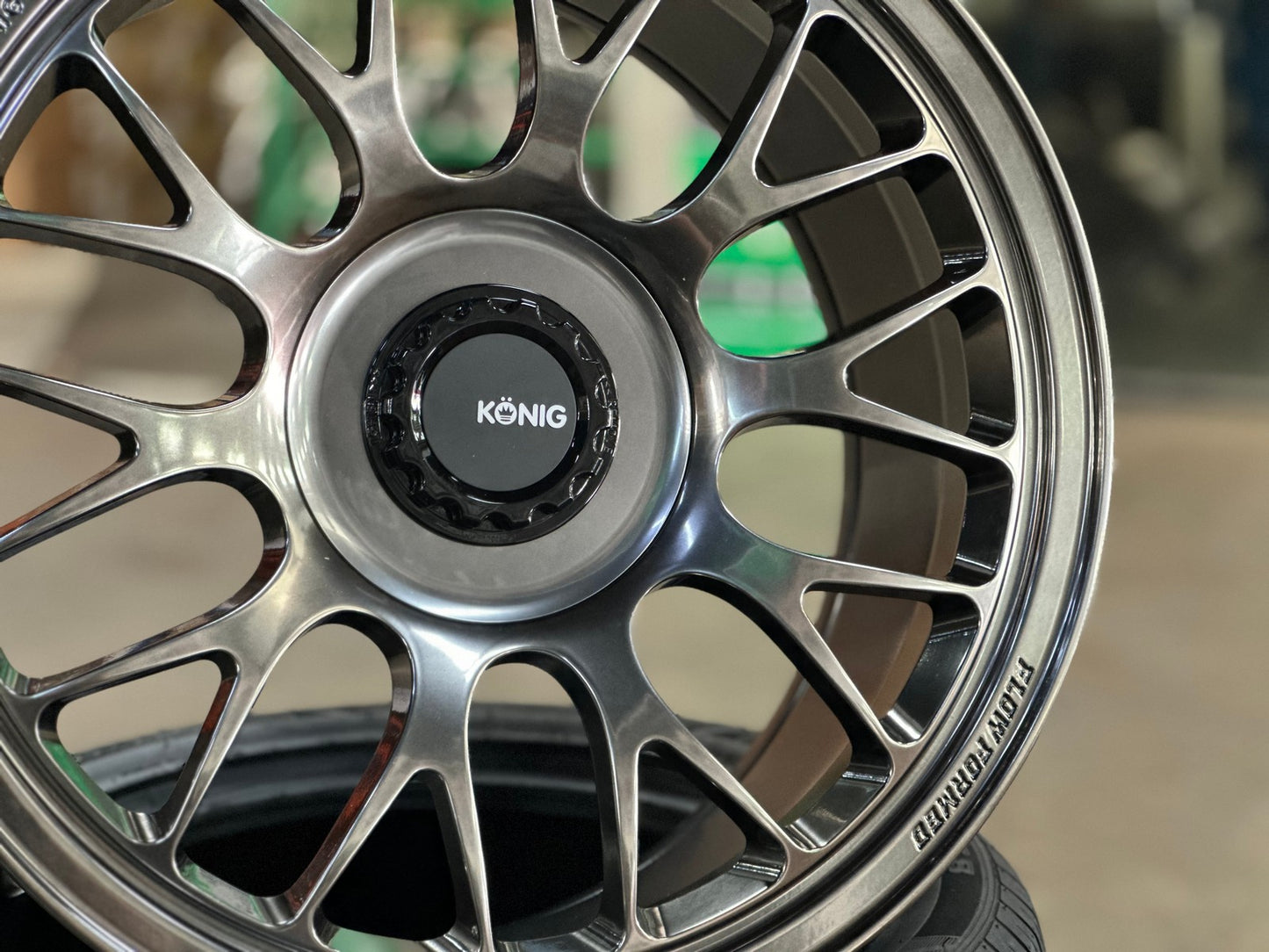 New 18X9.5 ET35 Konig MRK1 Rim (4 wheel) Gloss Gunmetal 5X120