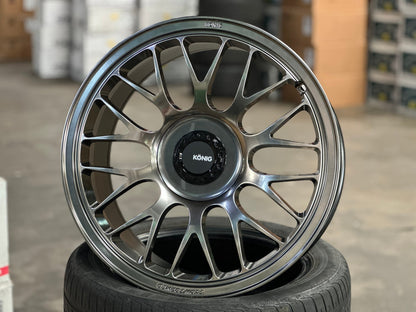 New 19X9.5 ET40 Konig MRK1 Rim (4 wheel) Gloss Gunmetal 5X114.3