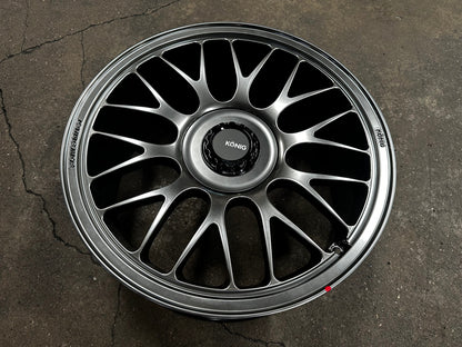 New 19X9.5 ET40 Konig MRK1 Rim (4 wheel) Gloss Gunmetal 5X114.3