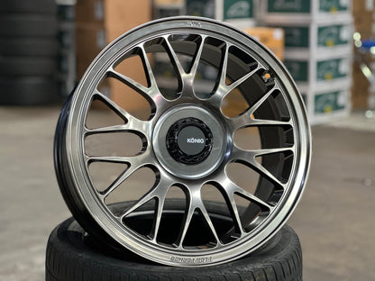 New 19X9.5 ET40 Konig MRK1 Rim (4 wheel) Gloss Gunmetal 5X114.3