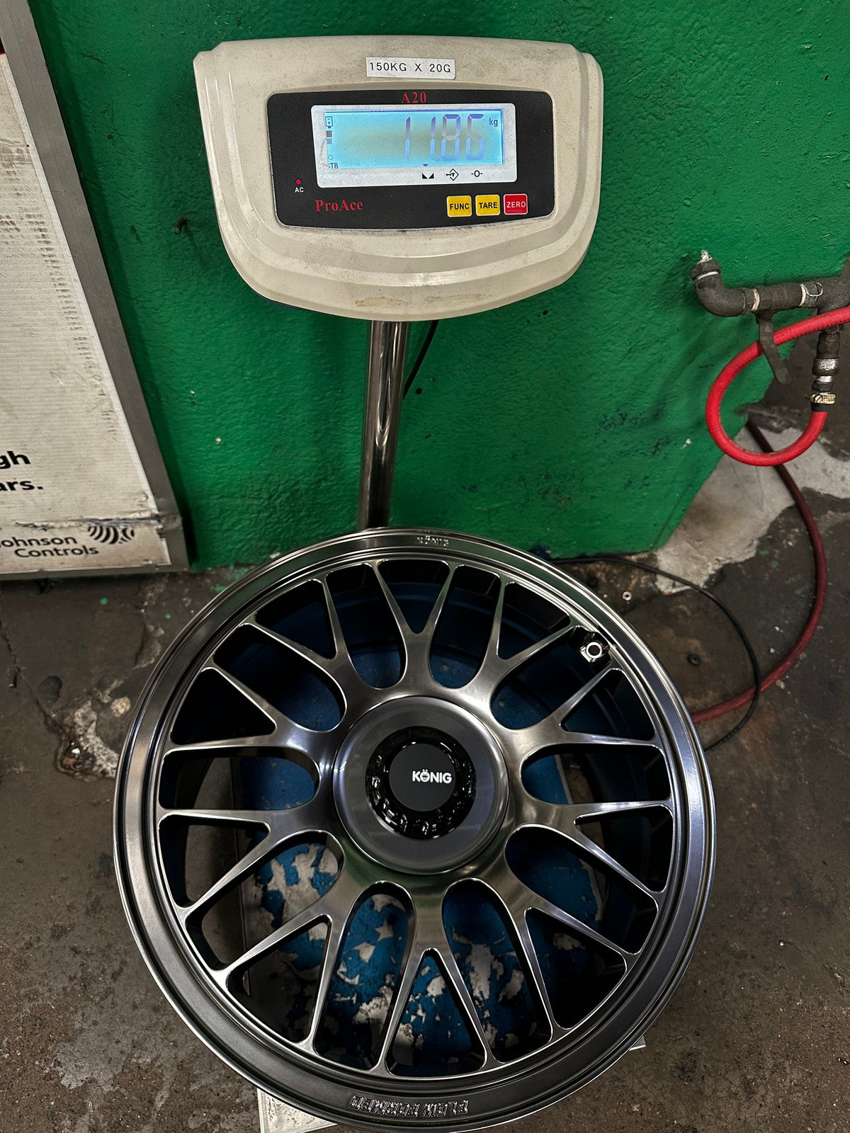 New 19X9.5 ET40 Konig MRK1 Rim (4 wheel) Gloss Gunmetal 5X114.3