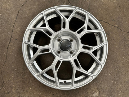 New 16X7 ET40 Advanti Asphalt Rim (4 wheel) Gloss Silver 4X100