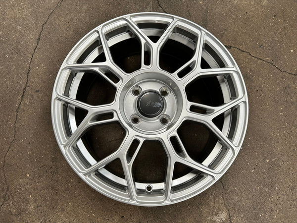 New 16X7 ET40 Advanti Asphalt Rim (4 wheel) Gloss Silver 4X100