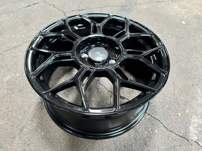 New 16X7 ET40 Advanti Asphalt Rim (4 wheel) Gloss Black 4X100