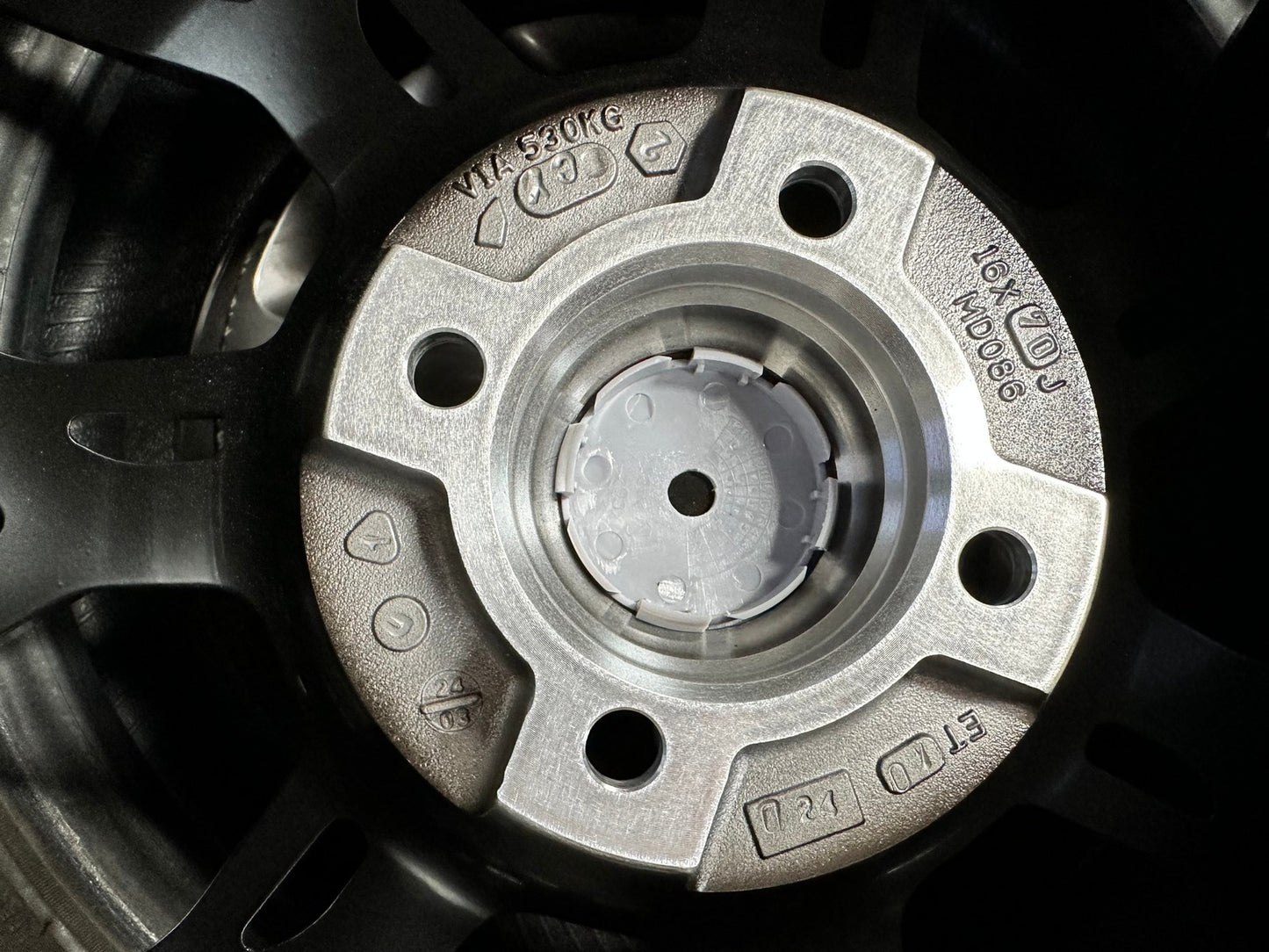 New 16X7 ET40 Advanti Asphalt Rim (4 wheel) Gloss Black 4X100