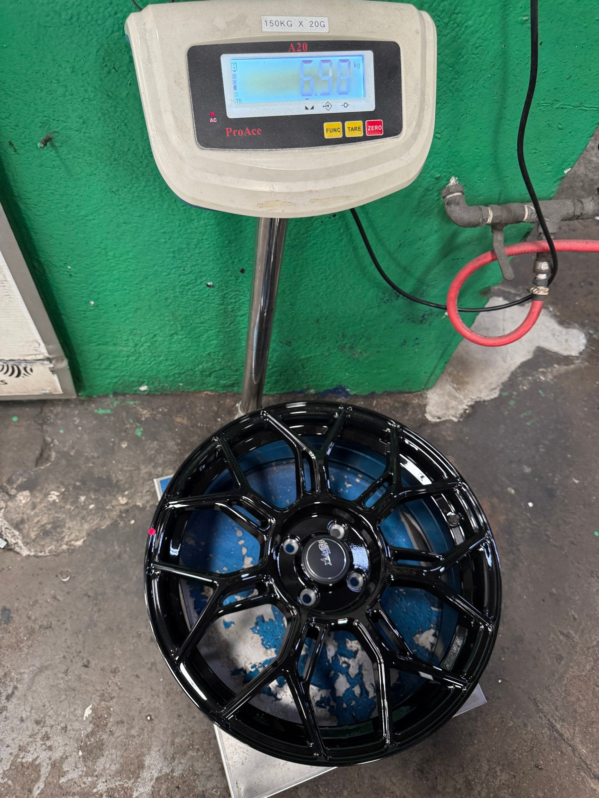 New 17X7 ET40 Advanti Asphalt Rim (4 wheel) Gloss Black 4X100