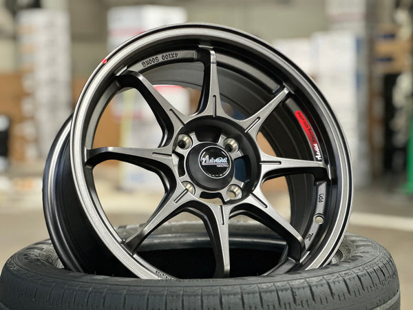 New 15X6.5 ET38 Advanti MI526 Rim (4 wheel) Matt Gunmetal 4X100