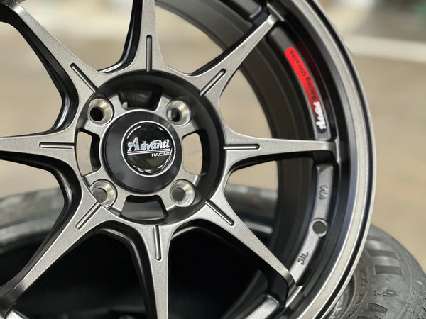 New 15X6.5 ET38 Advanti MI526 Rim (4 wheel) Matt Gunmetal 4X100