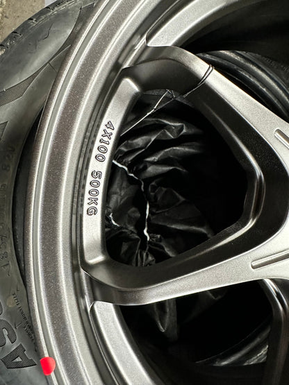 New 15X6.5 ET38 Advanti MI526 Rim (4 wheel) Matt Gunmetal 4X100