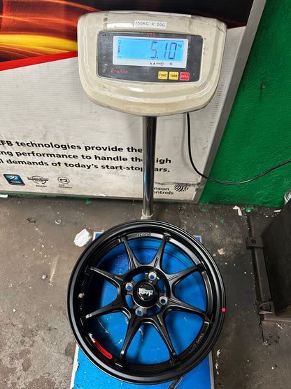 New 15X6.5 ET38 Advanti MI526 Rim (4 wheel) Matt Black 4X100