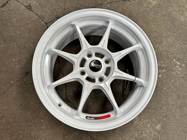 New 15X6.5 ET38 Advanti MI526 Rim (4 wheel) Gloss White 4X100