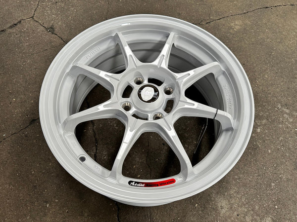 New 15X6.5 ET38 Advanti MI526 Rim (4 wheel) Gloss White 4X100
