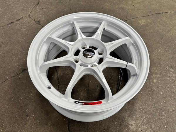 New 15X6.5 ET38 Advanti MI526 Rim (4 wheel) Gloss White 4X100
