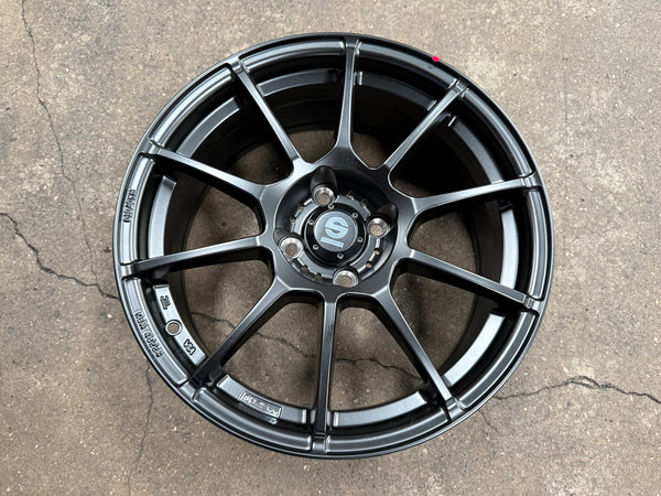 New 17X7 ET25 Sparco Assetto GaraRim (4 wheel) Matt Black 4X108
