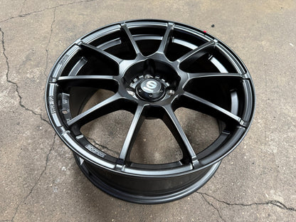 New 17X7 ET25 Sparco Assetto GaraRim (4 wheel) Matt Black 4X108