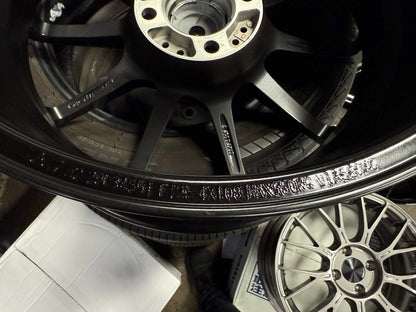 New 17X7 ET25 Sparco Assetto GaraRim (4 wheel) Matt Black 4X108