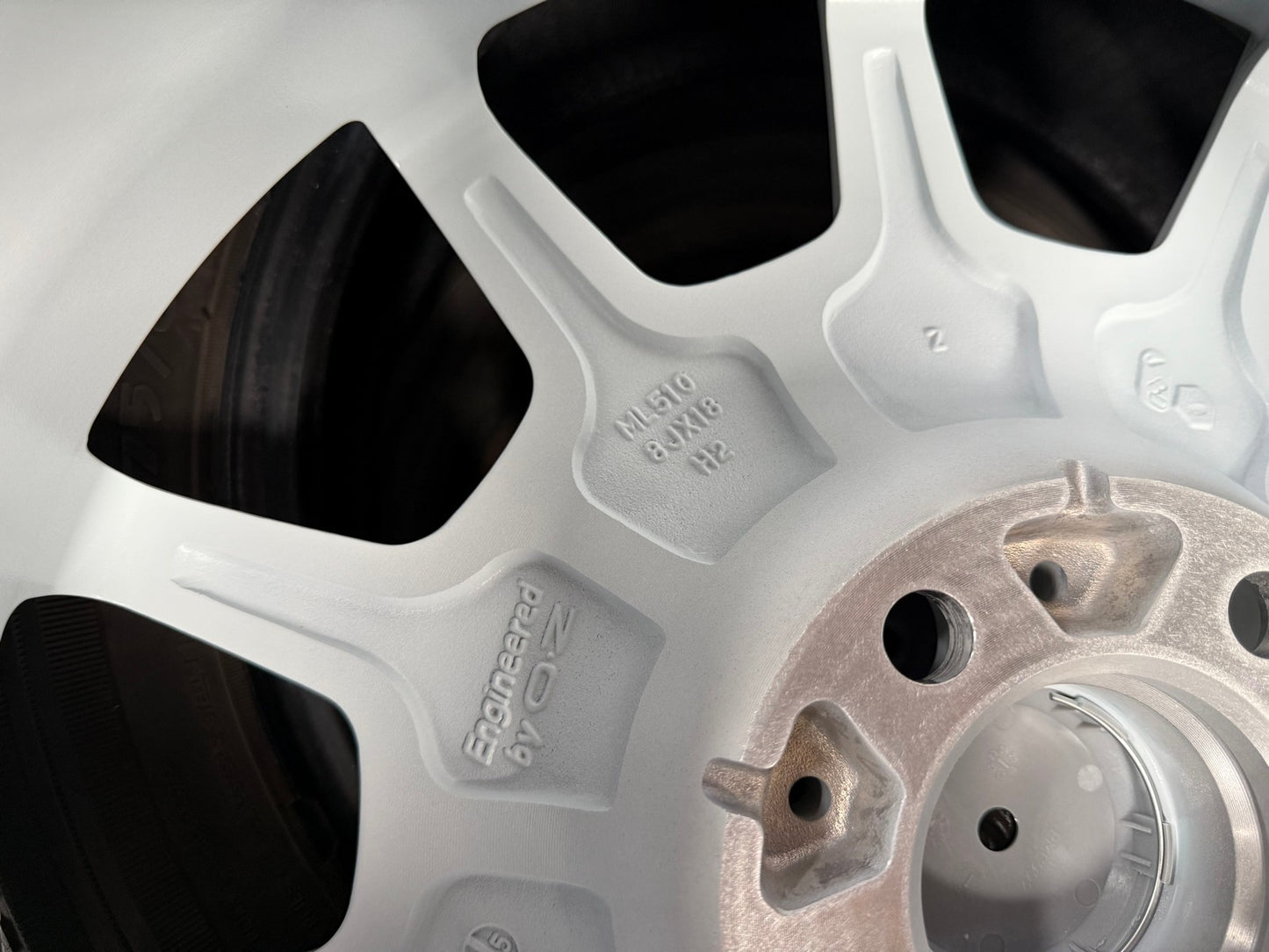 New 18X8 ET45 Sparco Terra Rim (4 wheel) Gloss White 5X112